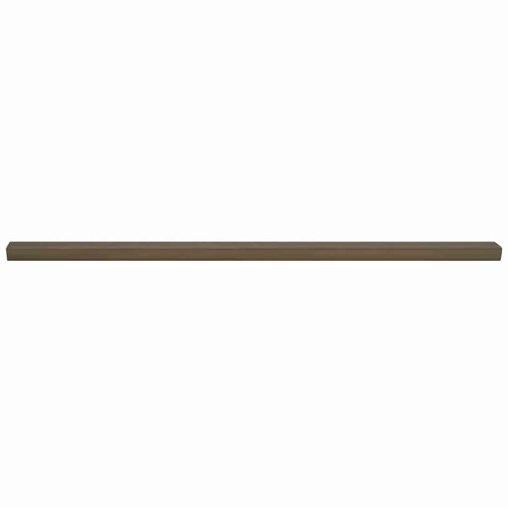 Stair Nosings in L-shape 5 pcs Aluminium 90 cm Brown 67 cm (30 pcs) Tape