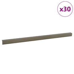vidaXL Stair Nosings 30 pcs Champagne 67 x 3 x 2 cm Aluminium 3