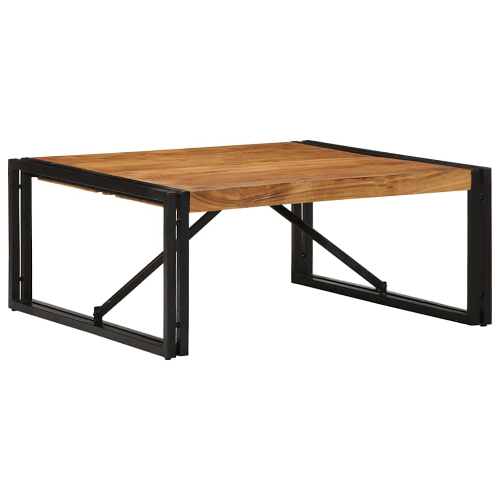 vidaXL Coffee Table 80x80x35 cm Solid Wood Acacia 1