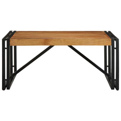 vidaXL Coffee Table 80x80x35 cm Solid Wood Acacia 2
