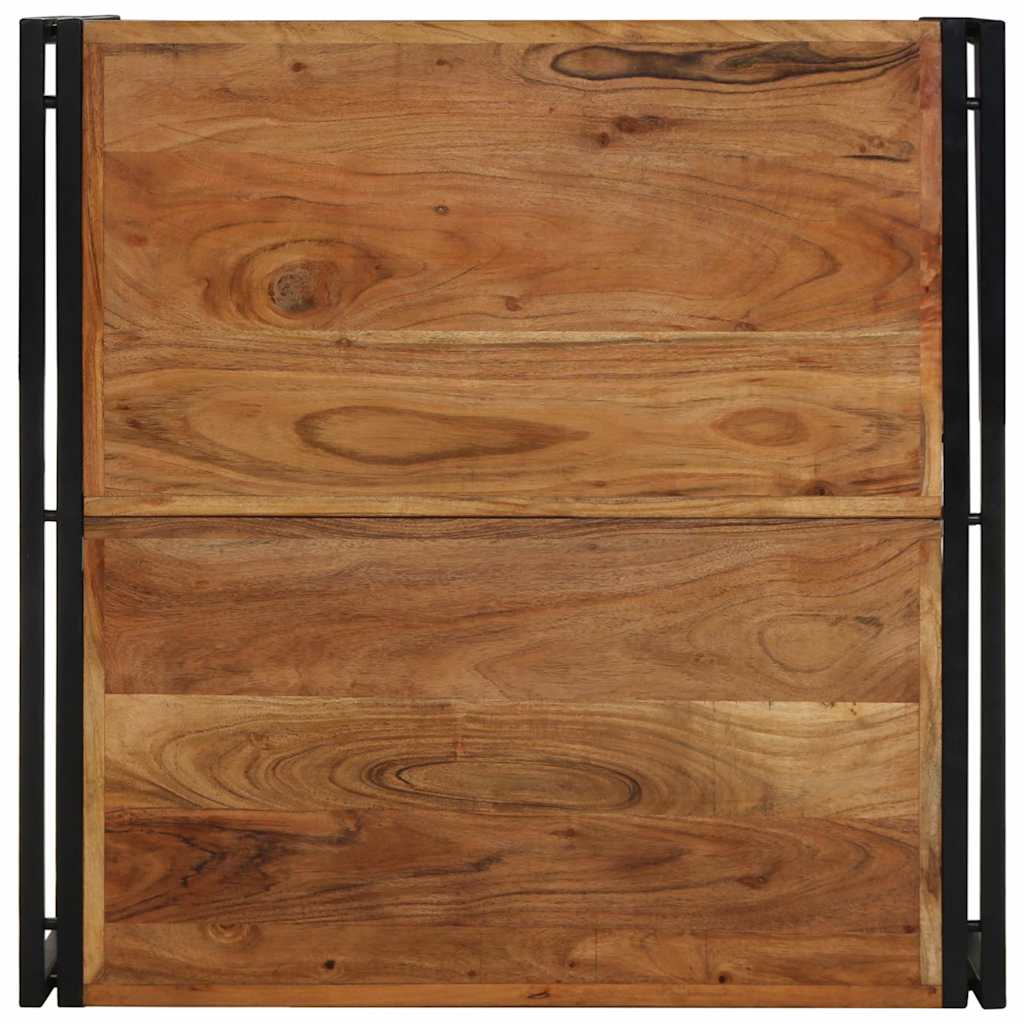 vidaXL Coffee Table 80x80x35 cm Solid Wood Acacia 4