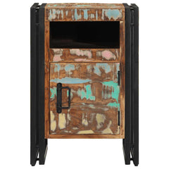 vidaXL Bedside Cabinet 40x40x59 cm Solid Wood Reclaimed 3