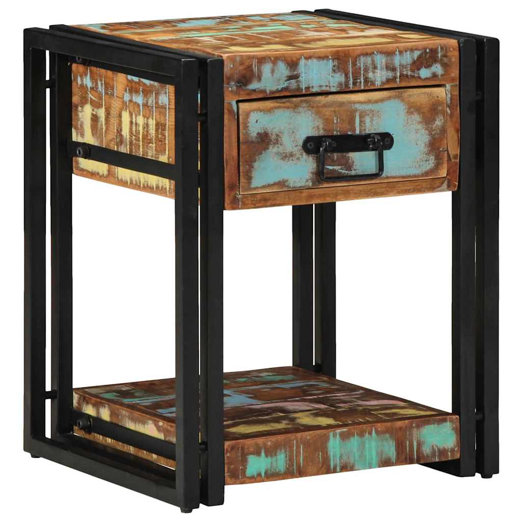 vidaXL Bedside Cabinet 2 pcs Multicolour 40 x 40 x 50 cm 2