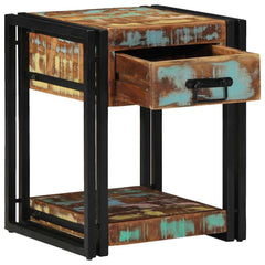 vidaXL Bedside Cabinet 2 pcs Multicolour 40 x 40 x 50 cm 3