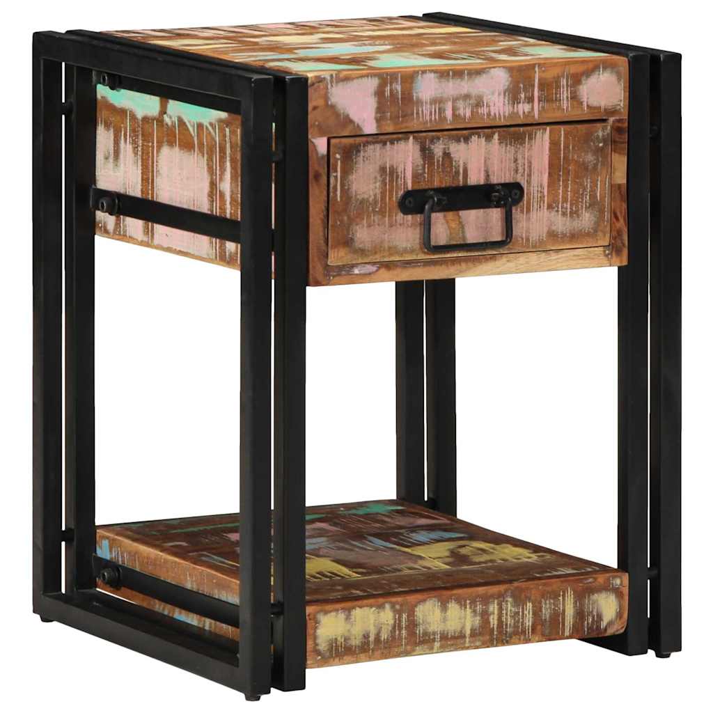 vidaXL Bedside Cabinet 2 pcs Multicolour 40 x 40 x 50 cm 4