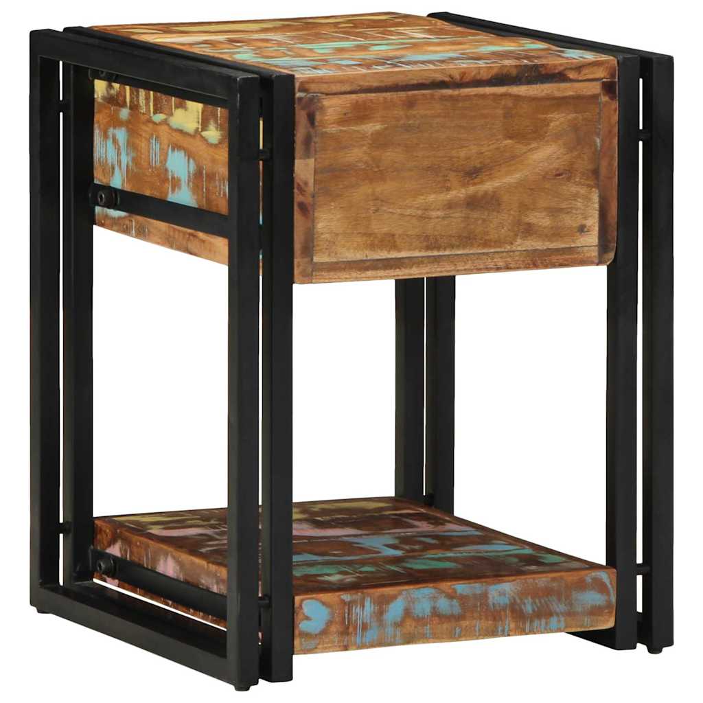 vidaXL Bedside Cabinet 2 pcs Multicolour 40 x 40 x 50 cm 6
