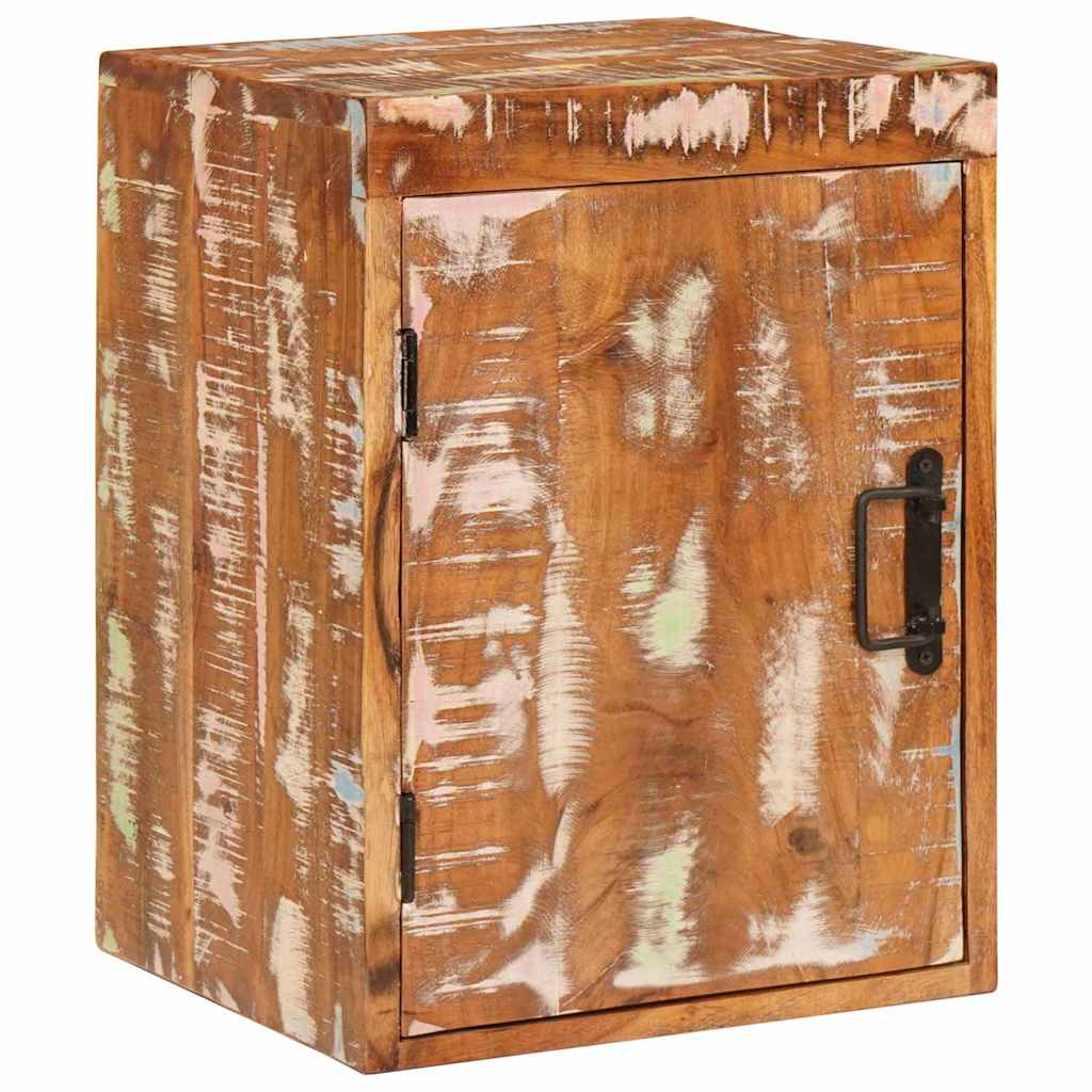 vidaXL Bedside Table Brown 35 x 33 x 48 cm Solid Reclaim wood 1