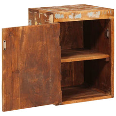 vidaXL Bedside Table Brown 35 x 33 x 48 cm Solid Reclaim wood 3