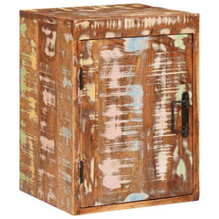 vidaXL Bedside Table Brown 35 x 33 x 48 cm Solid Reclaim wood 4