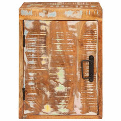 vidaXL Bedside Table Brown 35 x 33 x 48 cm Solid Reclaim wood 5