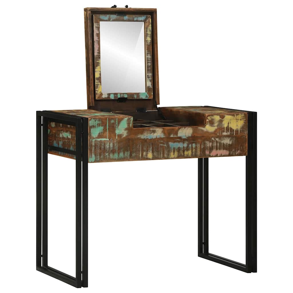 vidaXL Bedroom Dressing Tables Multicolour Solid Reclaim wood 2