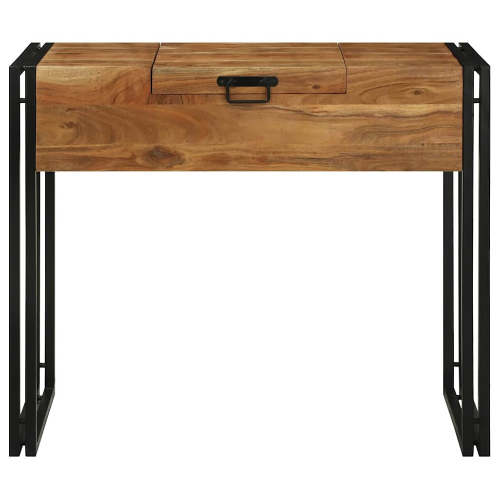 vidaXL Bedroom Dressing Tables Brown 90 x 50 x 75 cm Solid Acacia wood 6
