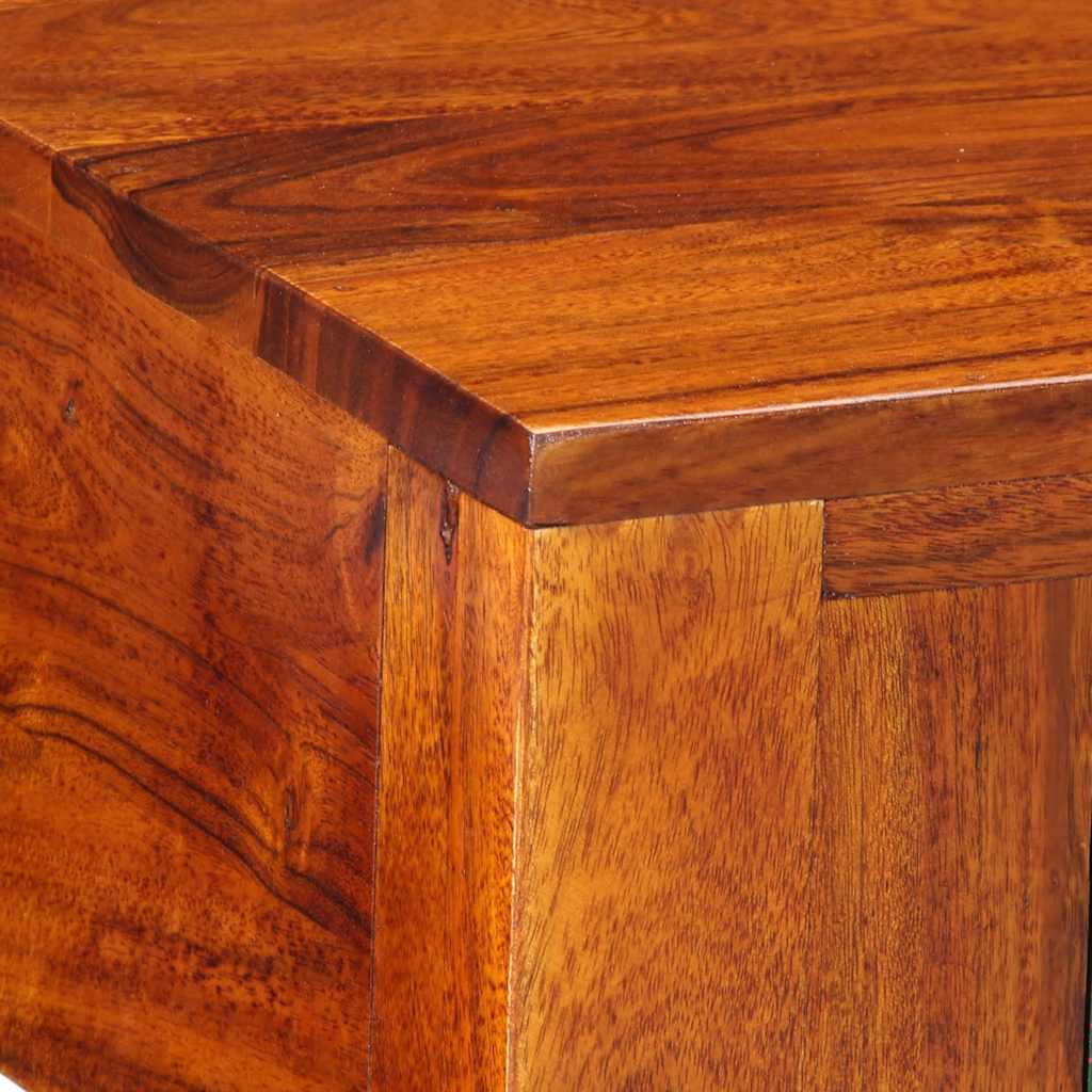 vidaXL Bedside Cabinet 2 pcs 40x40x36 cm Solid Wood Acacia 5