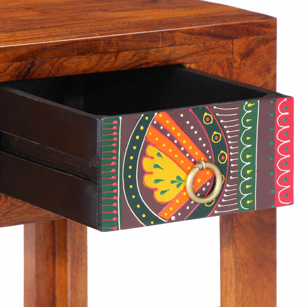 vidaXL Bedside Cabinet 2 pcs 40x40x36 cm Solid Wood Acacia 6