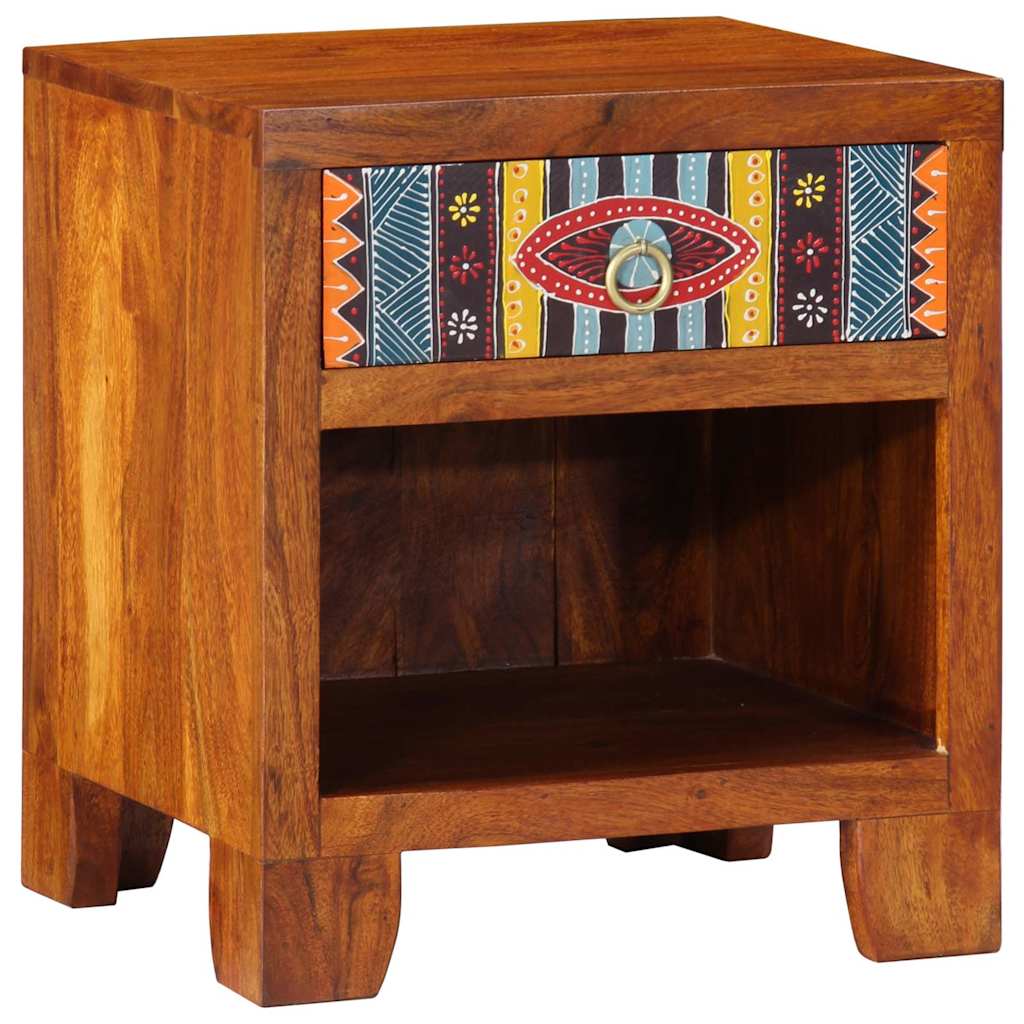 vidaXL Bedside Cabinet 40x35x45 cm Solid Wood Acacia 1