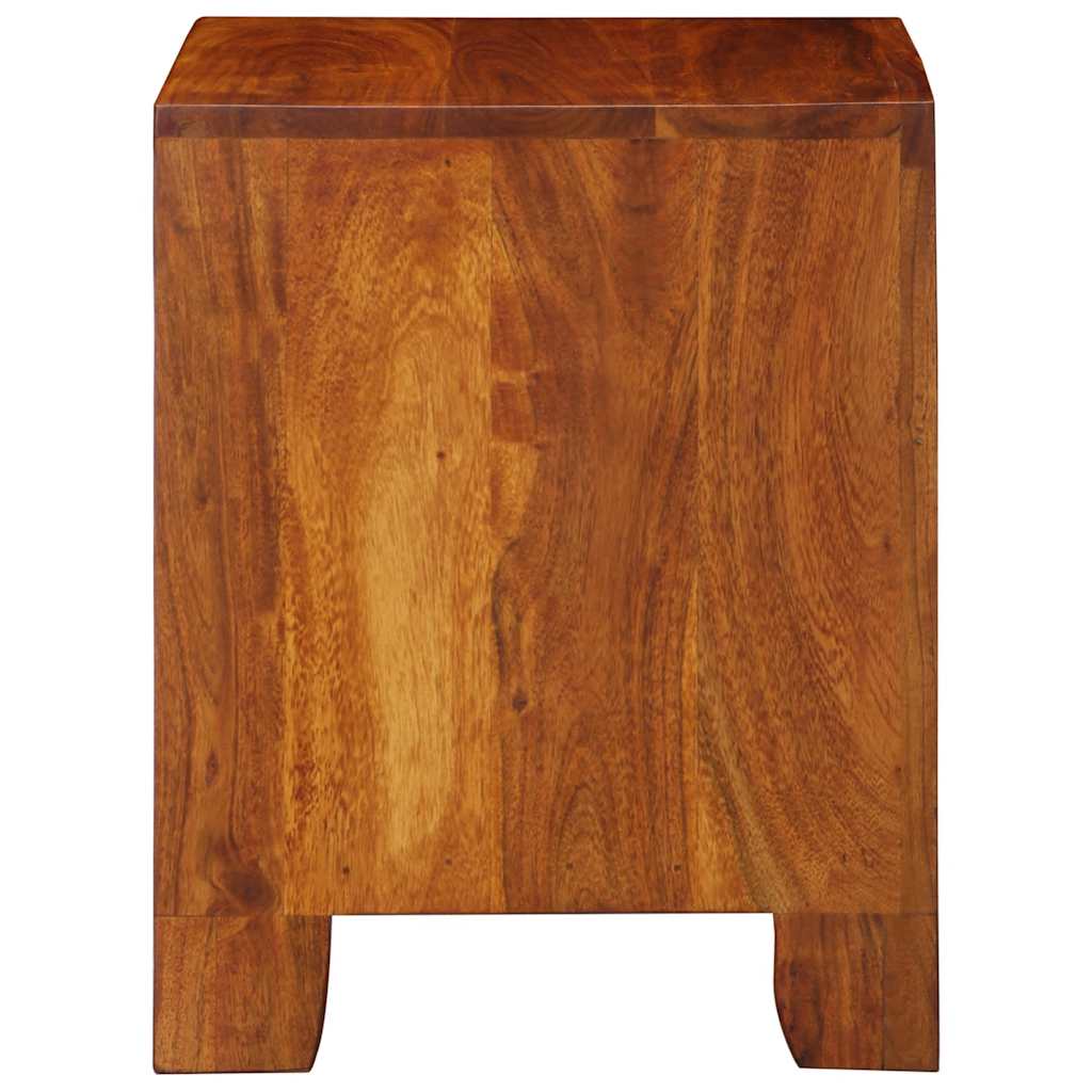 vidaXL Bedside Cabinet 2 pcs 40x35x45 cm Solid Wood Acacia 3