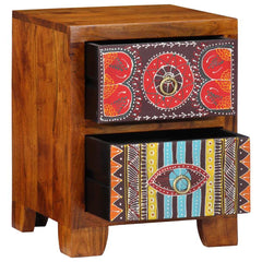 Bedside Cabinet 35x35x45 cm Solid Wood Acacia 1