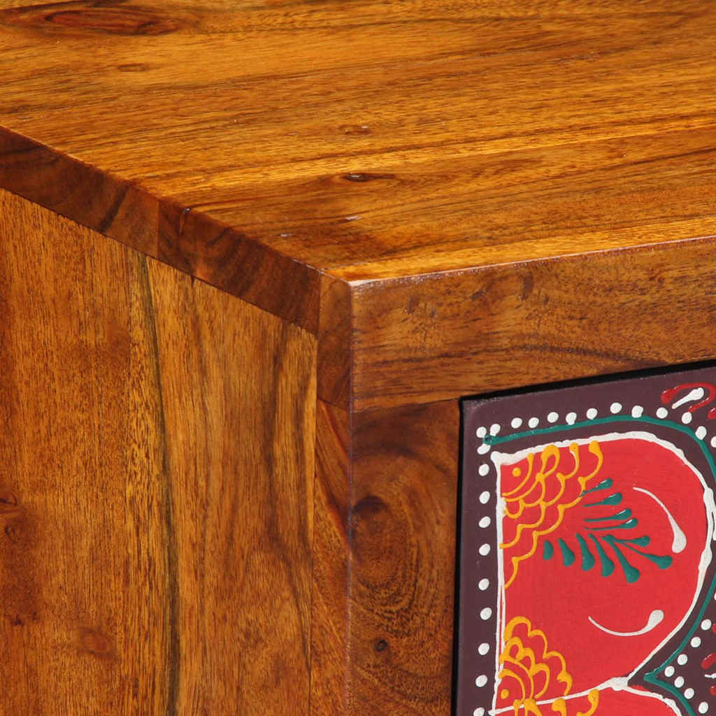 vidaXL Bedside Cabinet 35x35x45 cm Solid Wood Acacia 5