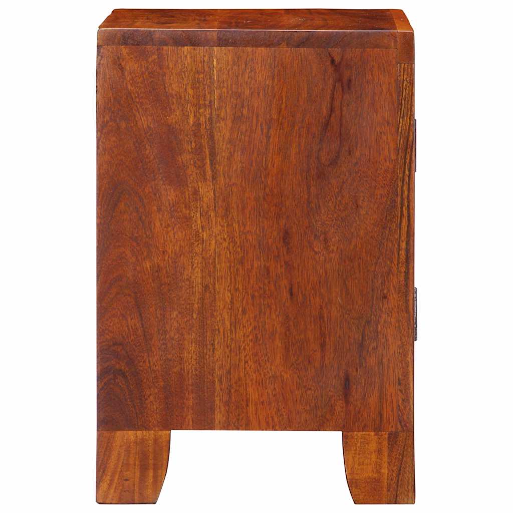 vidaXL Bedside Cabinet 2 pcs 40x30x45 cm Solid Wood Acacia 3