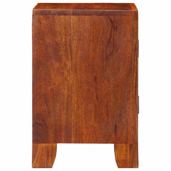 vidaXL Bedside Cabinet 2 pcs 40x30x45 cm Solid Wood Acacia 3