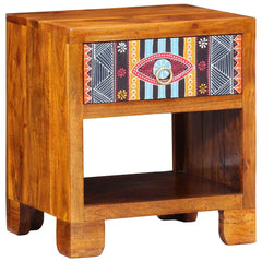 vidaXL Sideboard Multicolour 40 x 35 x 45 cm Solid acacia wood 2