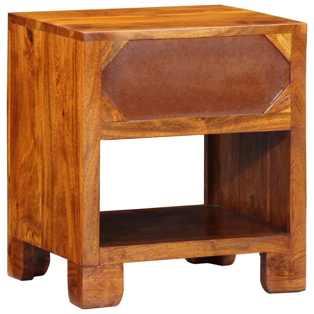 vidaXL Sideboard Multicolour 40 x 35 x 45 cm Solid acacia wood 6