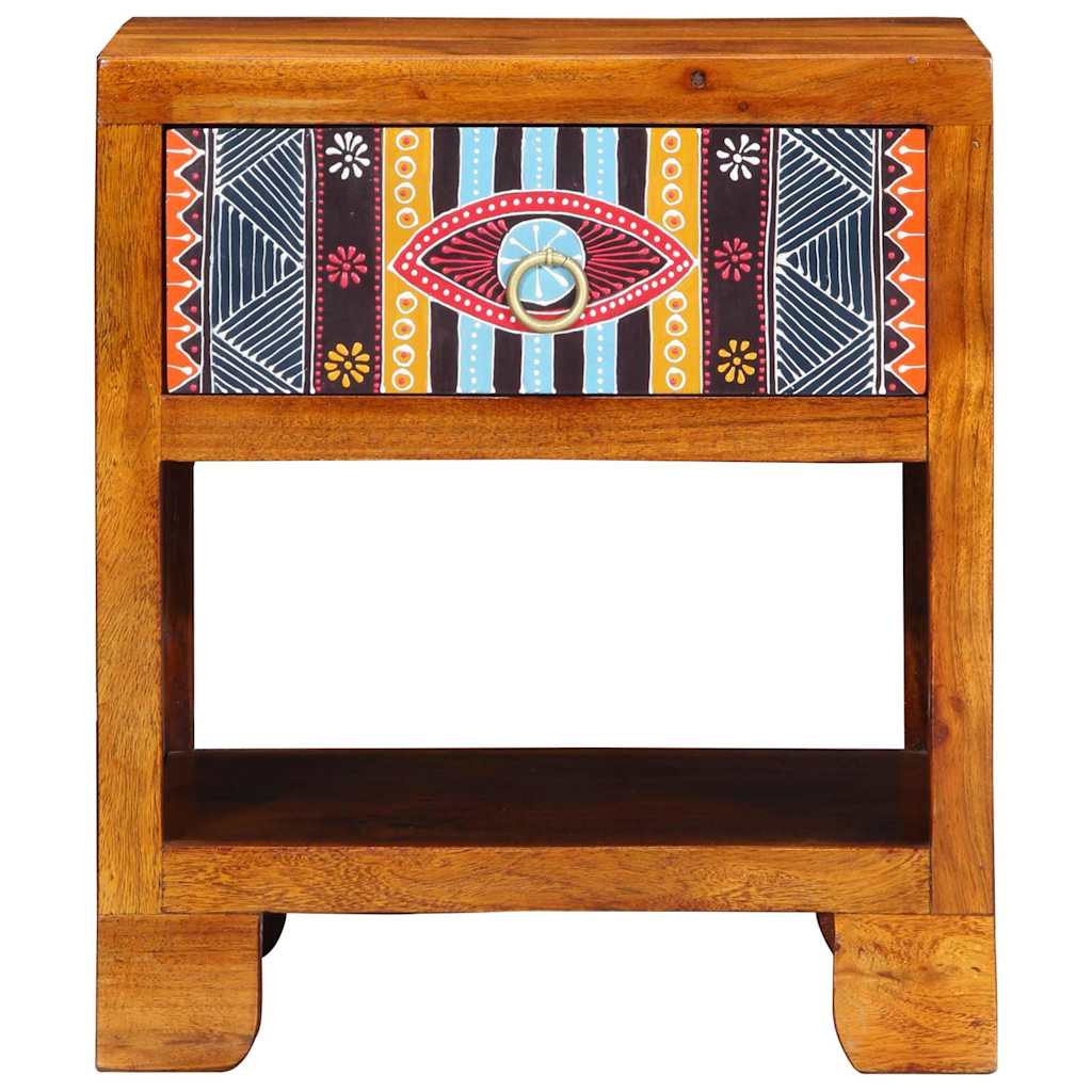 vidaXL Sideboard Multicolour 40 x 35 x 45 cm Solid acacia wood 4