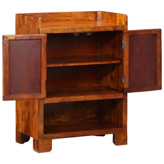 vidaXL Shoe Cabinet with Shelf Brown 55 x 35 x 75 cm Solid Acacia Wood 3