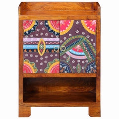 vidaXL Shoe Cabinet with Shelf Brown 55 x 35 x 75 cm Solid Acacia Wood 4