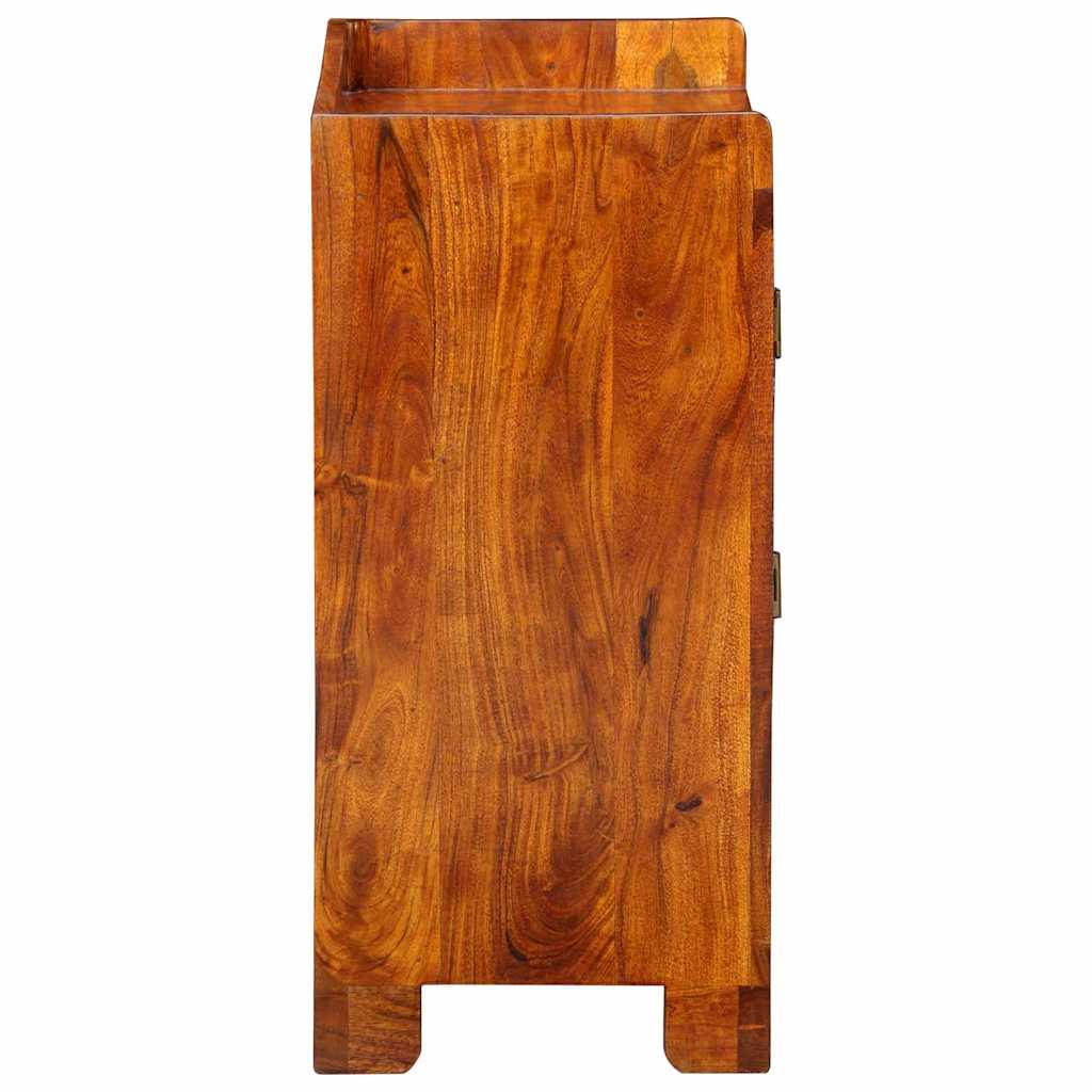 vidaXL Shoe Cabinet with Shelf Brown 55 x 35 x 75 cm Solid Acacia Wood 5