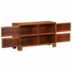 vidaXL Shoe Cabinet 90 x 35 x 55 cm Solid Acacia Wood Brown 3