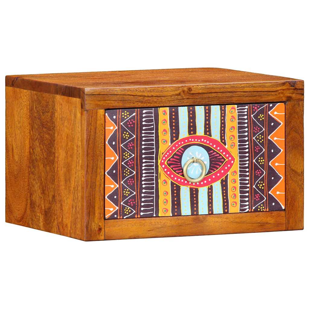vidaXL Bedside Cabinet Brown 35 x 30 x 22 cm 2
