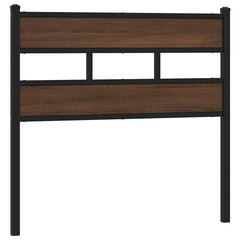 vidaXL Replace Headboard Brown Oak 75 cm Steel and Engineered Wood 2