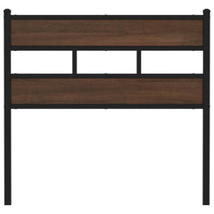 vidaXL Replace Headboard Brown Oak 100 cm Steel and Engineered Wood 3