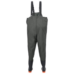 vidaXL Chest Waders with Boots Dark Green Size 41 4