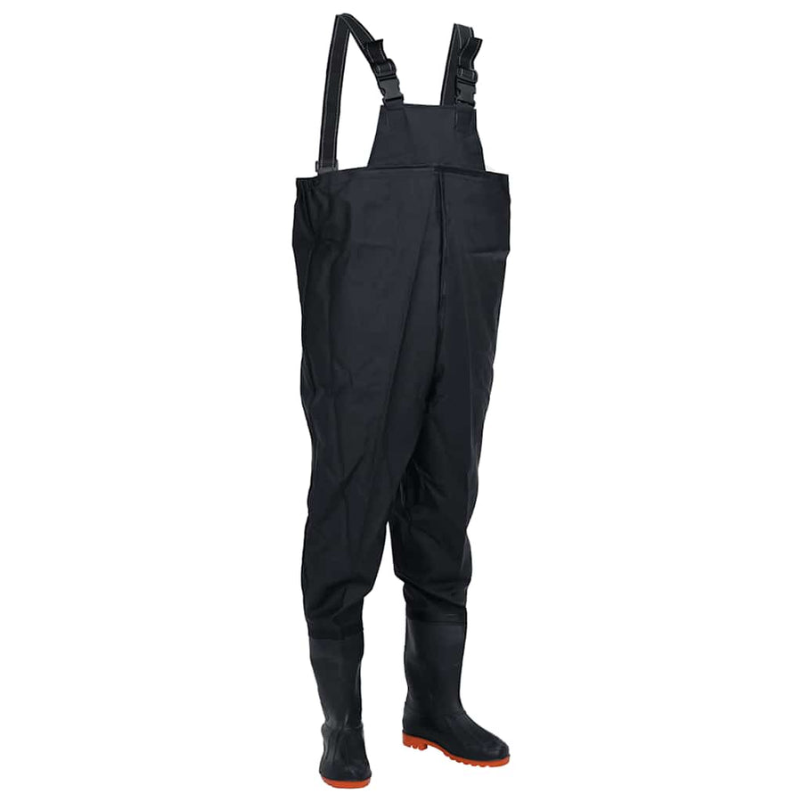 Chest Waders with Boots Size Black
