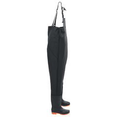 vidaXL Chest Waders with Boots Black Size 40 3