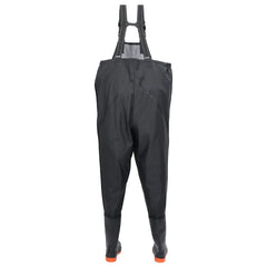 vidaXL Chest Waders with Boots Black Size 40 4