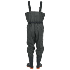 vidaXL Chest Waders with Boots and Belt Dark Green Size 45 4