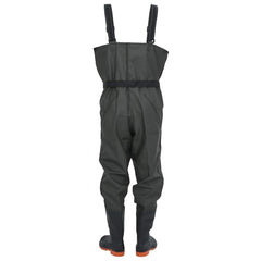 vidaXL Chest Waders with Boots and Belt Dark Green Size 46 4