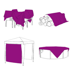 vidaXL Clear Tarpaulin with Eyelets 2x12 m Polyethylene 5