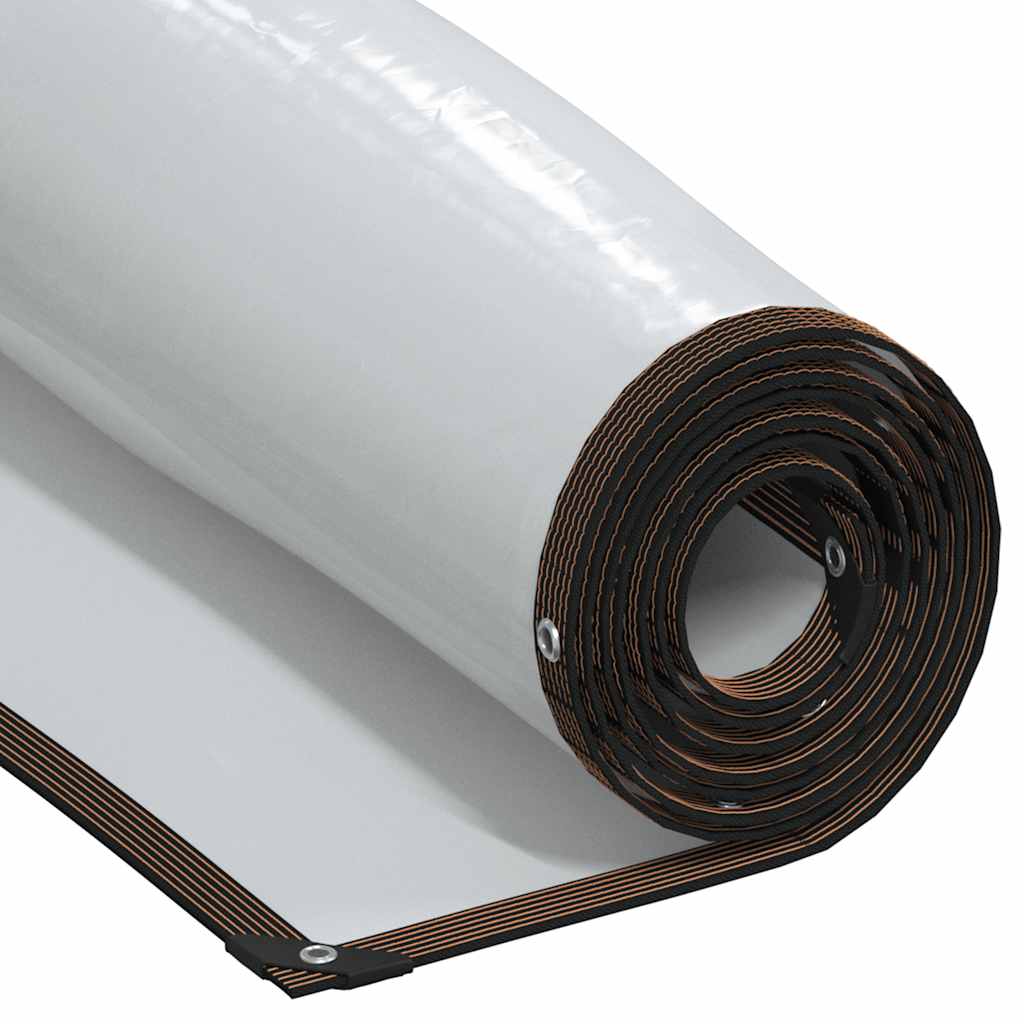 vidaXL Clear Tarpaulin with Eyelets 4x6 m Polyethylene 1