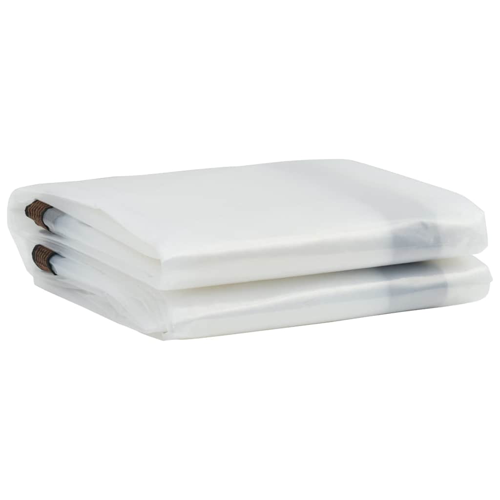 vidaXL Clear Tarpaulin with Eyelets 4x6 m Polyethylene 3