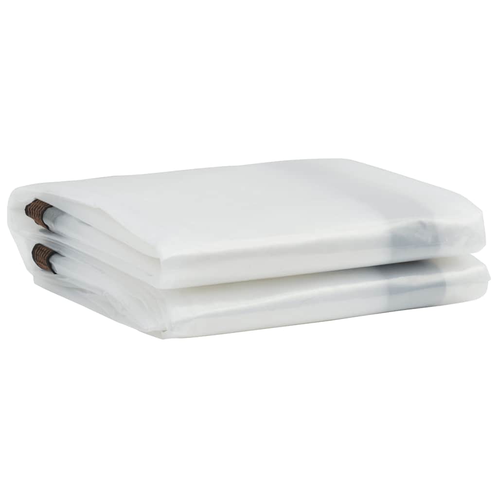 vidaXL Clear Tarpaulin with Eyelets 5x6 m Polyethylene 3