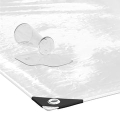 vidaXL Clear Tarpaulin with Eyelets 1x10 m PVC 5