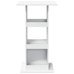 vidaXL Bar Table | White | Engineered Wood | Tall | Bar Table | Square | Modern 4