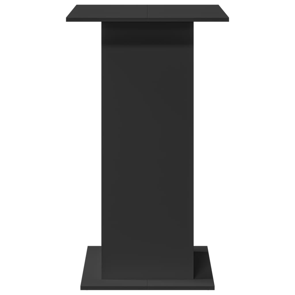 vidaXL Bar Table with Storage Black 60x60x102 cm Engineered Wood 5