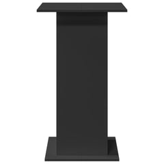 vidaXL Bar Table with Storage Black 60x60x102 cm Engineered Wood 5