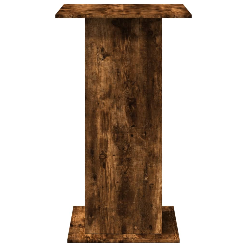 vidaXL Bar Table with Storage Smoked Oak 60x60x102 cm Engineered Wood 5