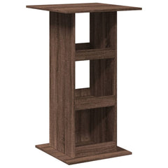 vidaXL Bar Table with Storage Brown Oak 60x60x102 cm Engineered Wood 2
